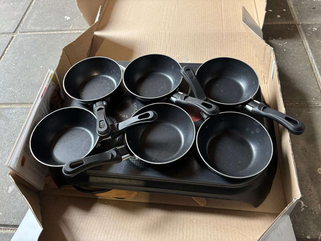 Tafelwok party gourmetstel, Ophalen of Verzenden, Zo goed als nieuw, 4 t/m 7 personen