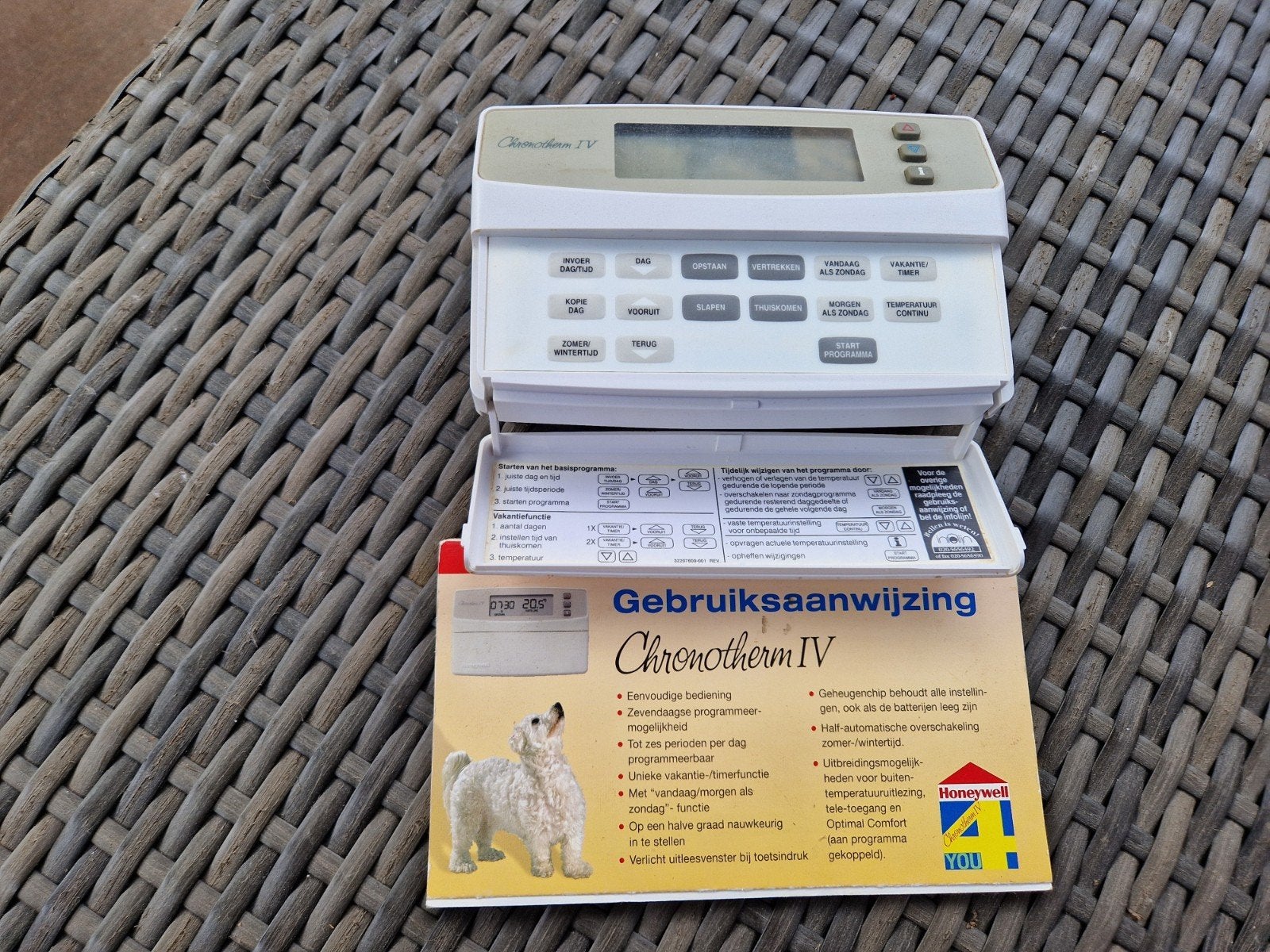 Honeywell Chronotherm IV Klokthermostaat, Ophalen of Verzenden, Gebruikt