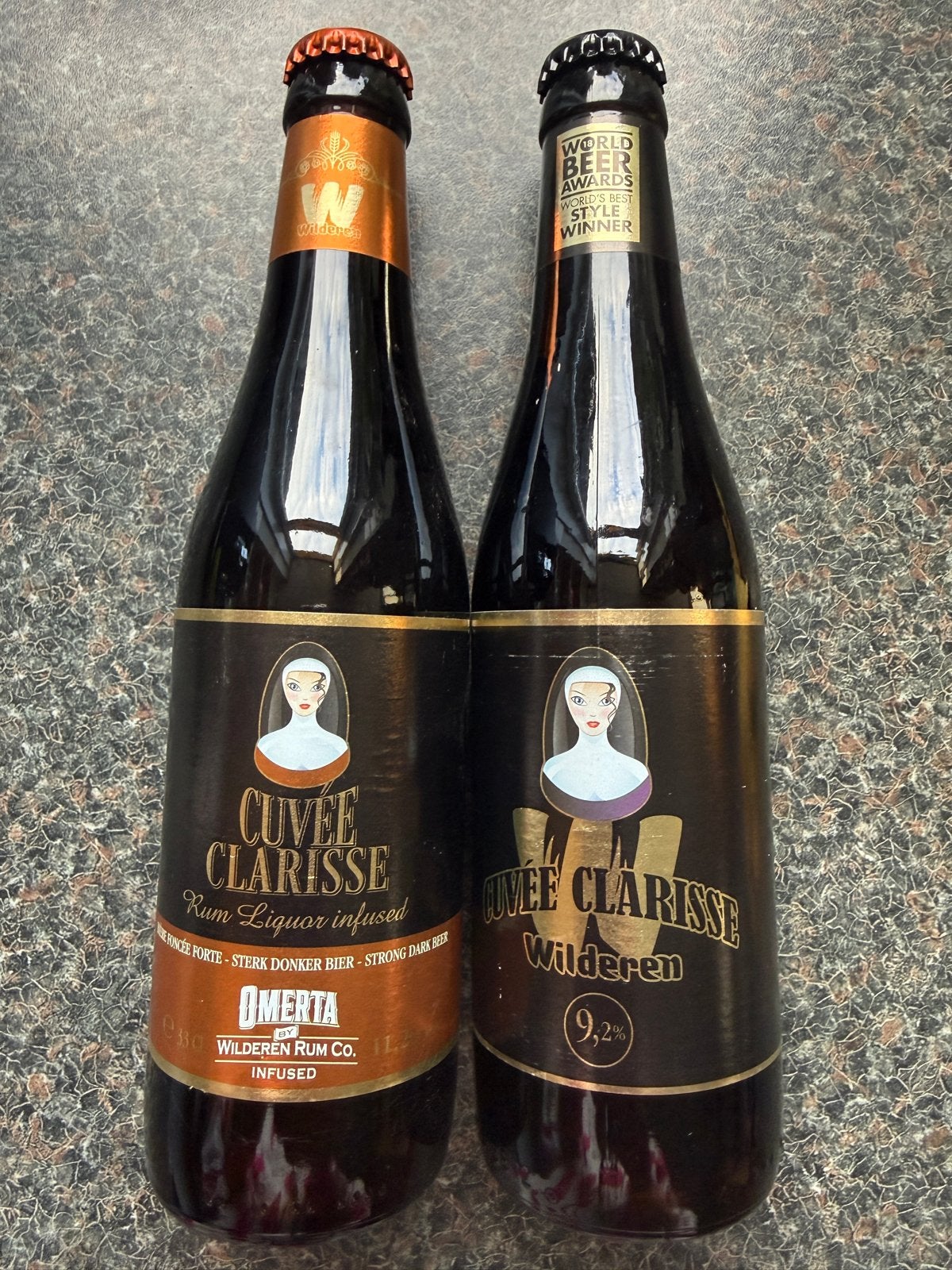 2x Cuvée Clarisse Wilderen bierflesjes - Sterk Donker Bier, Ophalen of Verzenden, Nieuw, Flesje(s), Overige merken