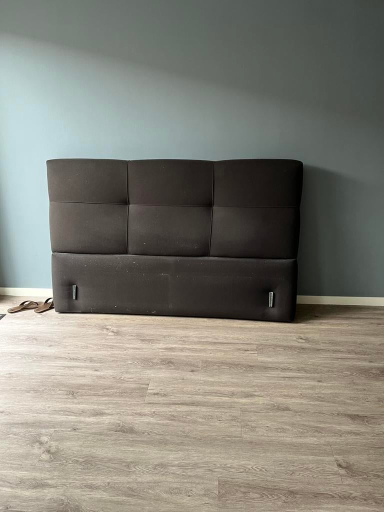 Hoofdbord + 2 maal leeslampje, Ophalen, Gebruikt, 70 cm of minder, Tweepersoons