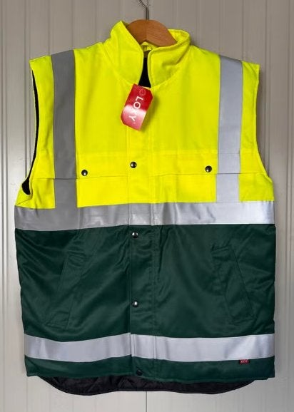 Nieuw! Reflecterende bodywarmer maat m / L, Heren, NB, Nieuw, Ophalen of Verzenden