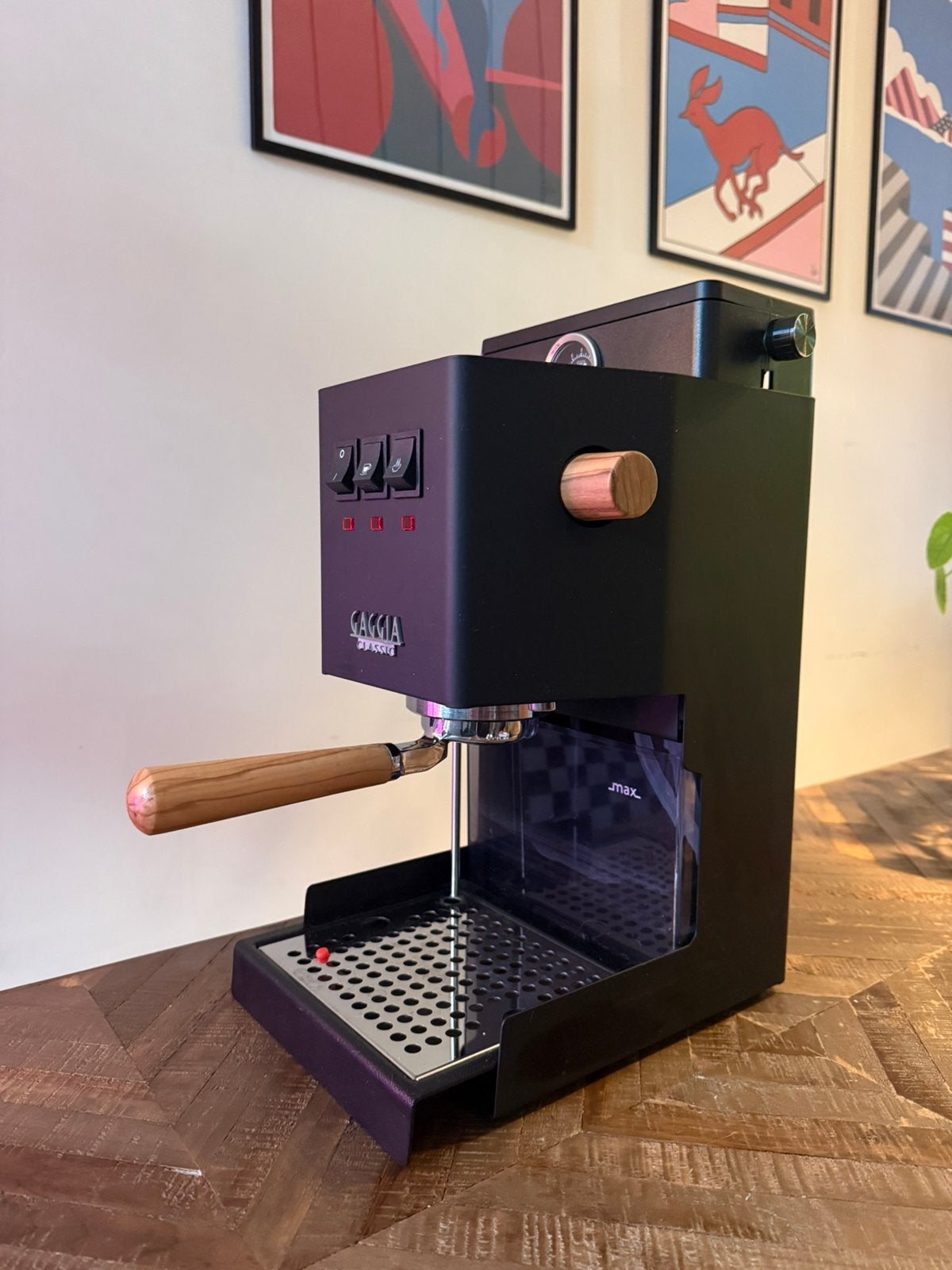 Gaggia classic pro | flow control, barometer, pid, 6 bar, Ophalen, Zo goed als nieuw, Espresso apparaat