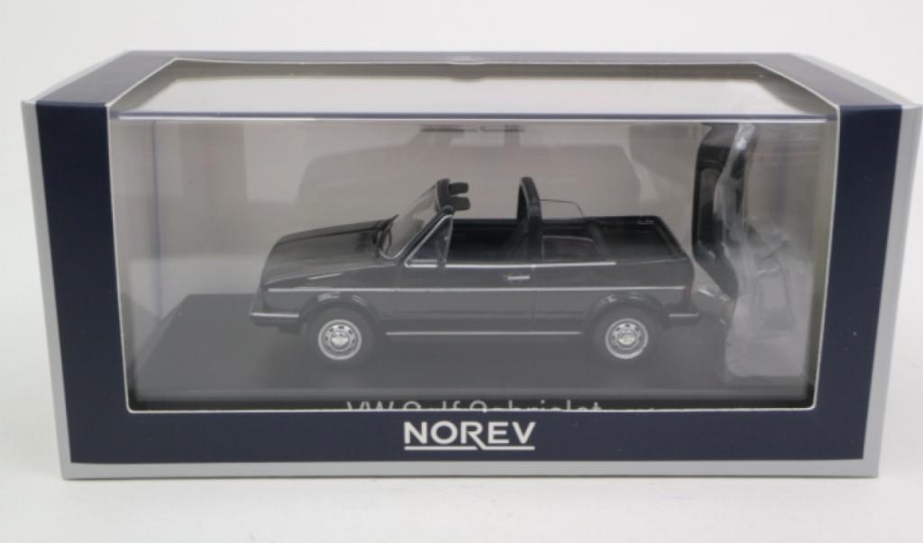 Volkswagen Golf Cabriolet 1981 ZWART 1/43 NOREV ref: 840074, Verzenden, Nieuw, Auto, Norev