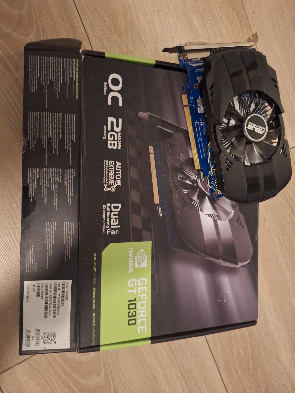 ASUS NVIDIA GeForce GT 1030 OC 2GB GDDR5 Videokaart, Computers en Software, Ophalen, PCI-Express 3, HDMI, Nvidia