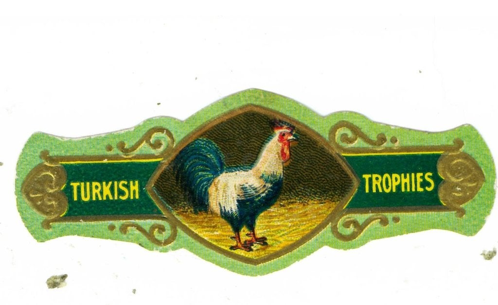 Turkis Egyptian - Coq 915.  ., Verzamelen, Ophalen of Verzenden, Sigarenbandjes
