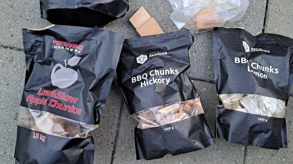 Rook chunks voor BBQ: Apple, Hickory, Lemon en Fire Starters, Tuin en Terras, Barbecue-accessoires, Ophalen of Verzenden, Nieuw