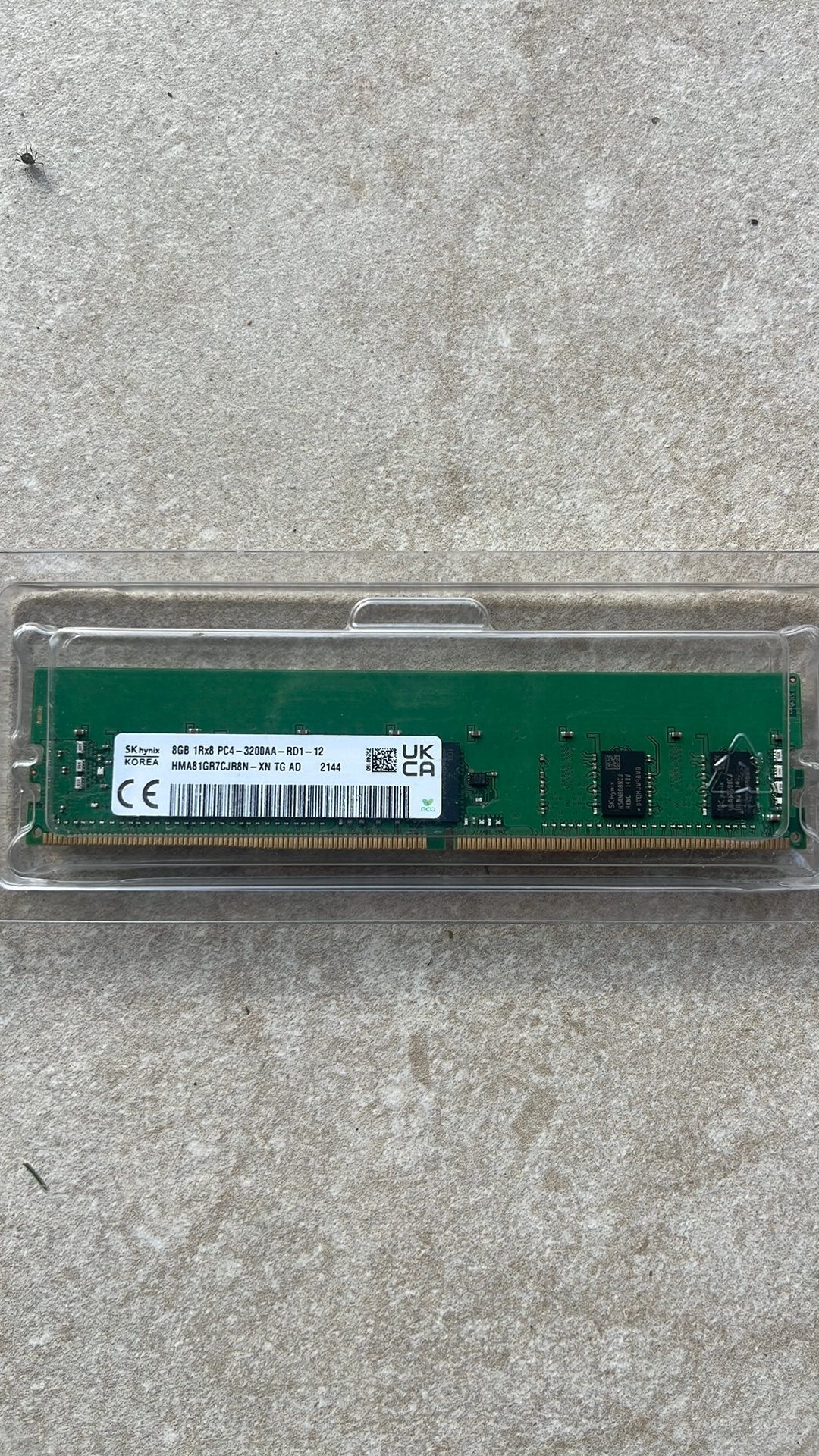 DELL HMA81GR7CJR8N-XN - 8GB 1Rx8 PC4-25600AA-R DDR4-3200MHz, Gebruikt, Server, DDR4, 8 GB
