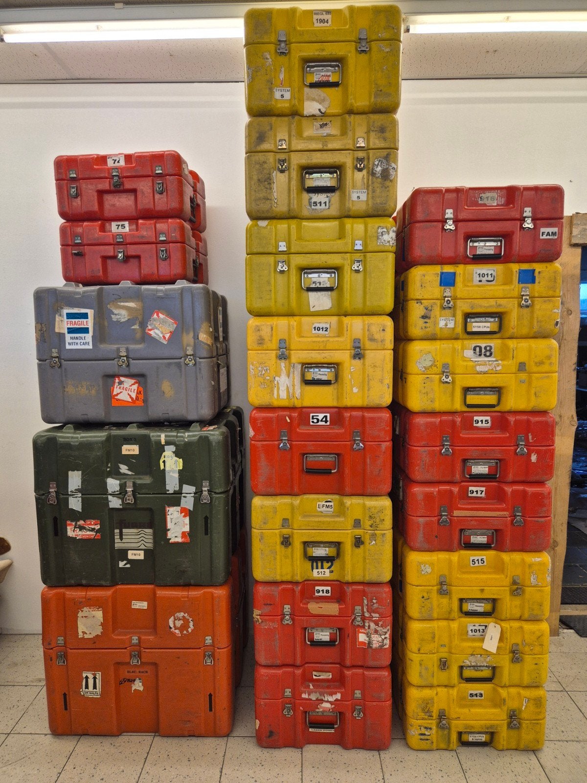 21x Hardigg professionele transportkoffers flightcases, Ophalen, Gebruikt, N.v.t, N.v.t