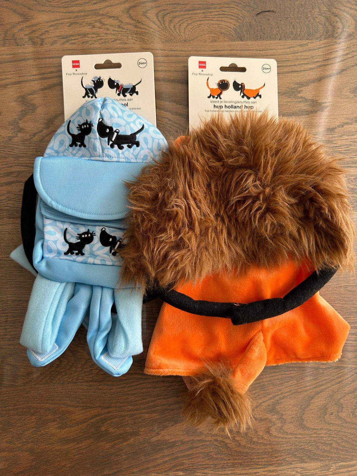 2x Takkie en Siepie verkleedsetje WK voetbal en rugzak Hema, Kinderen en Baby's, Speelgoed | Knuffels en Pluche, Ophalen of Verzenden