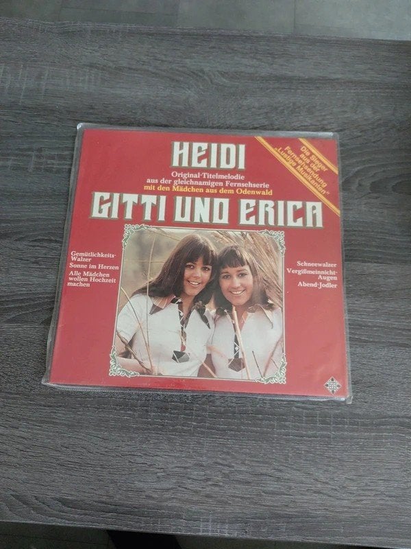 Heidi Original-Titelmelodie - Gitti und Erica LP, LP, Geseald, Zo goed als nieuw, 12 inch