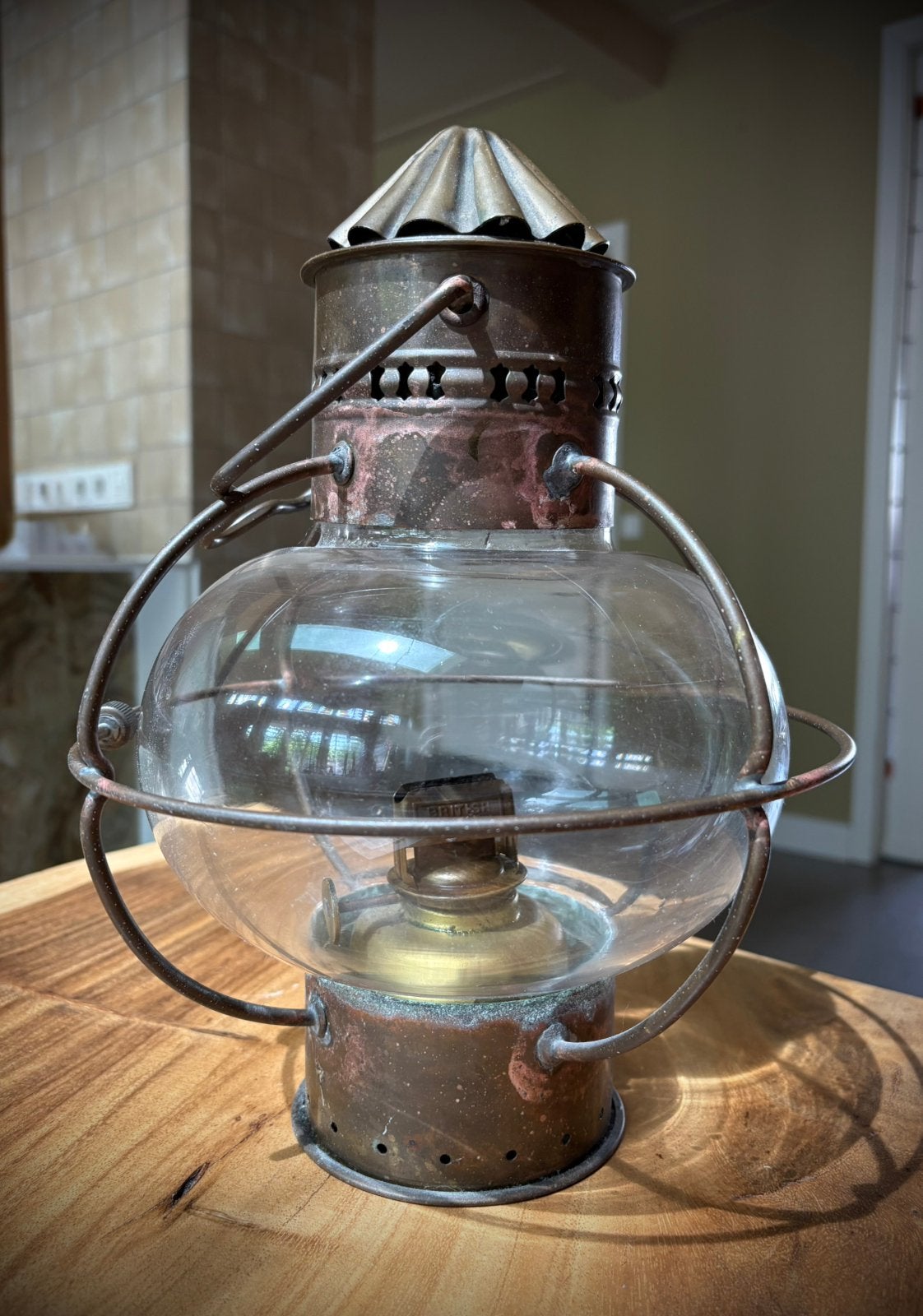 Petroleumlamp, Antiek en Kunst, Ophalen of Verzenden