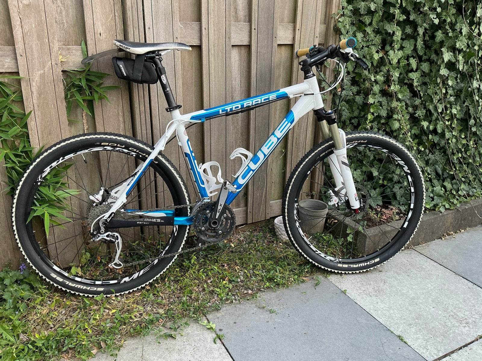 Cube LTD Race Mountainbike - Wit/Blauw - Goede staat, Fietsen en Brommers, Fietsen | Mountainbikes en ATB, Gebruikt, Hardtail