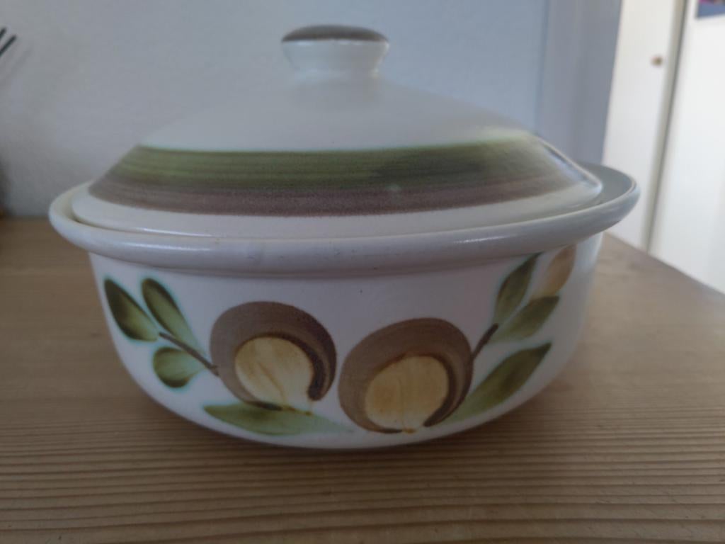 Vintage Gien France dekschaal  decor Mombasa, Antiek en Kunst, Ophalen of Verzenden