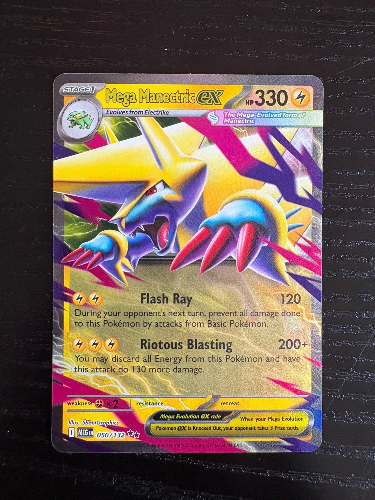 MEG 050 Mega Manectric EX, Verzenden, Zo goed als nieuw