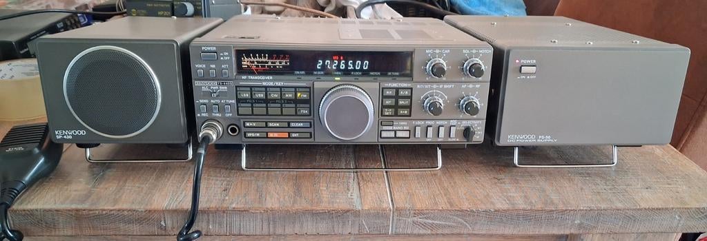 Kenwood ts-440s + sp430 +ps-50, Ophalen of Verzenden, Zo goed als nieuw