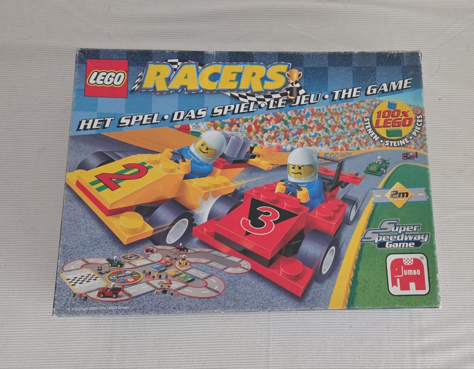 Lego Racers: Het Spel - Super Speedway Game, Een of twee spelers, Ophalen of Verzenden, Gebruikt, Jumbo