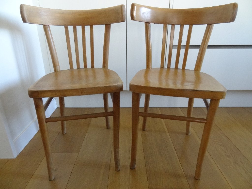 Vintage 2 keukenstoelen jaren 60, Ophalen
