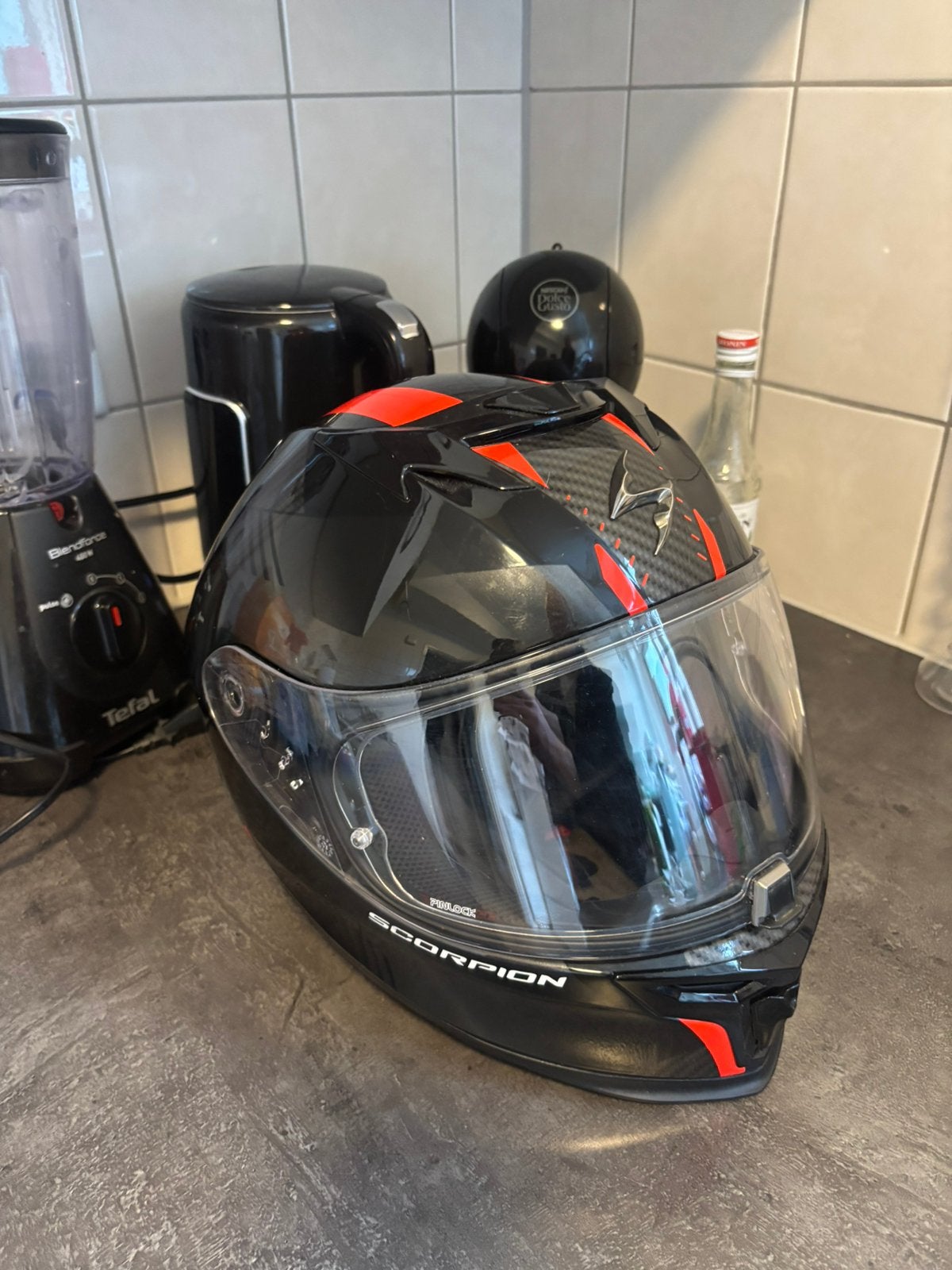 Scorpion exo520 evo air maat M, Motoren, Overige merken, M, Ophalen of Verzenden, Integraalhelm