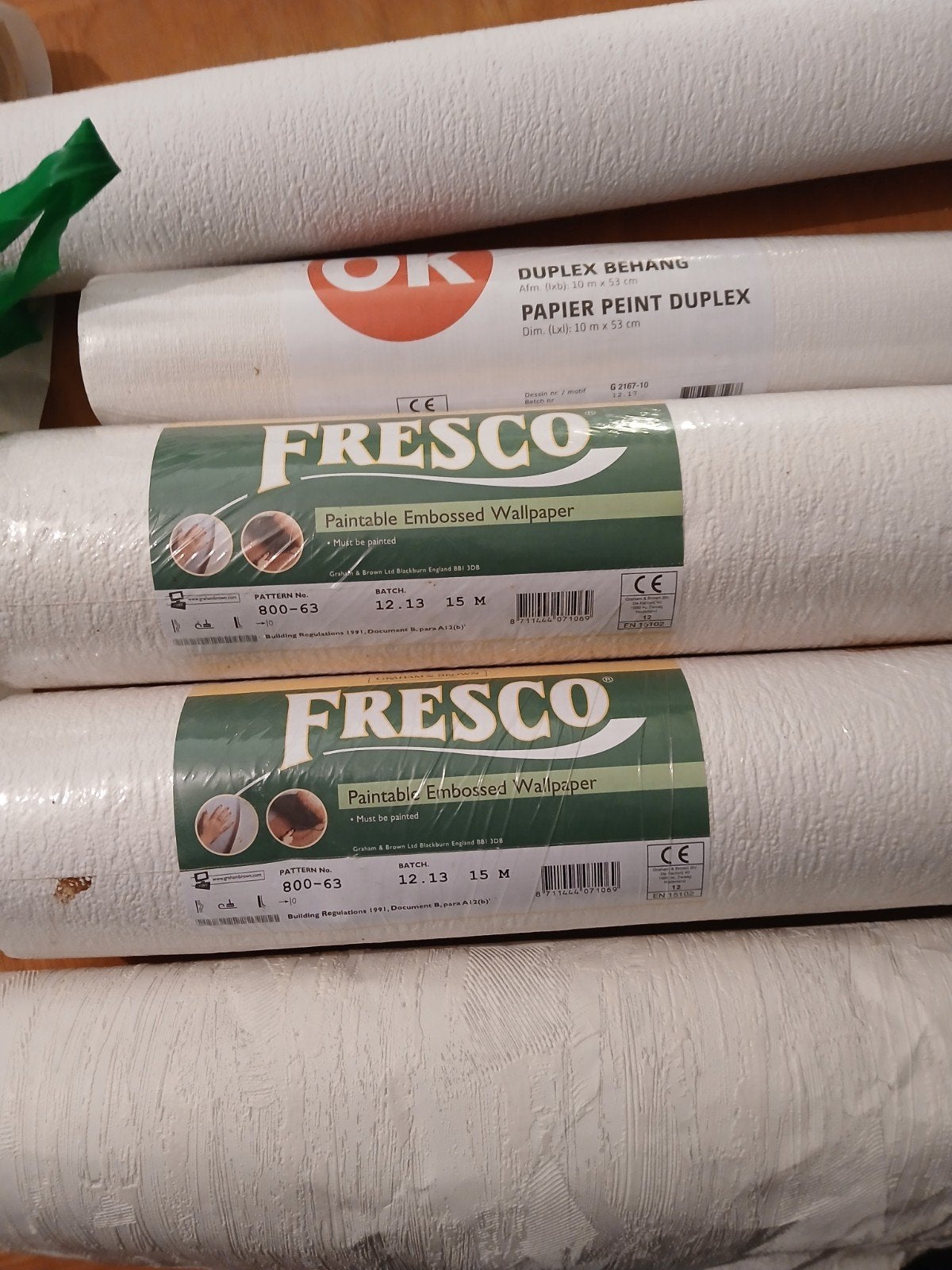 Fresco en OK Duplex Behang - Diverse Rollen, Ophalen of Verzenden