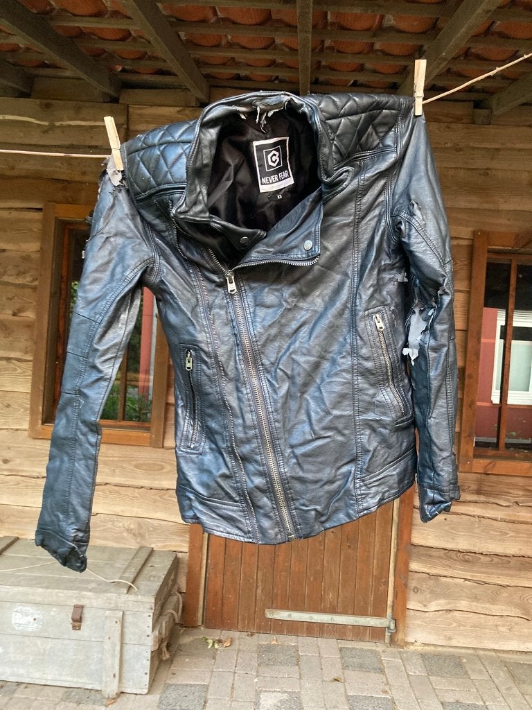 Kunstleren jack, maat XS, Zwart, Ophalen of Verzenden, Maat 46 (S) of kleiner, Coolcat