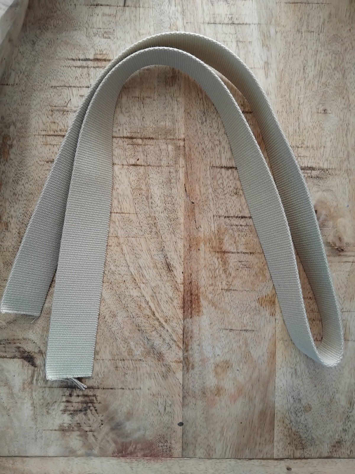 Tassenband 38mm breed - Beige, Onbekend, Ophalen of Verzenden, Nieuw