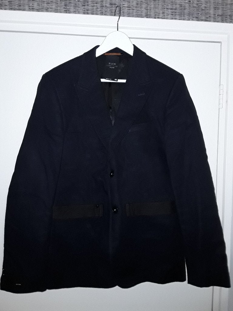 G-Star Raw Correctline Donkerblauw Colbert Jasje Maat 52, Blauw, Ophalen of Verzenden, Zo goed als nieuw, G-Star Raw