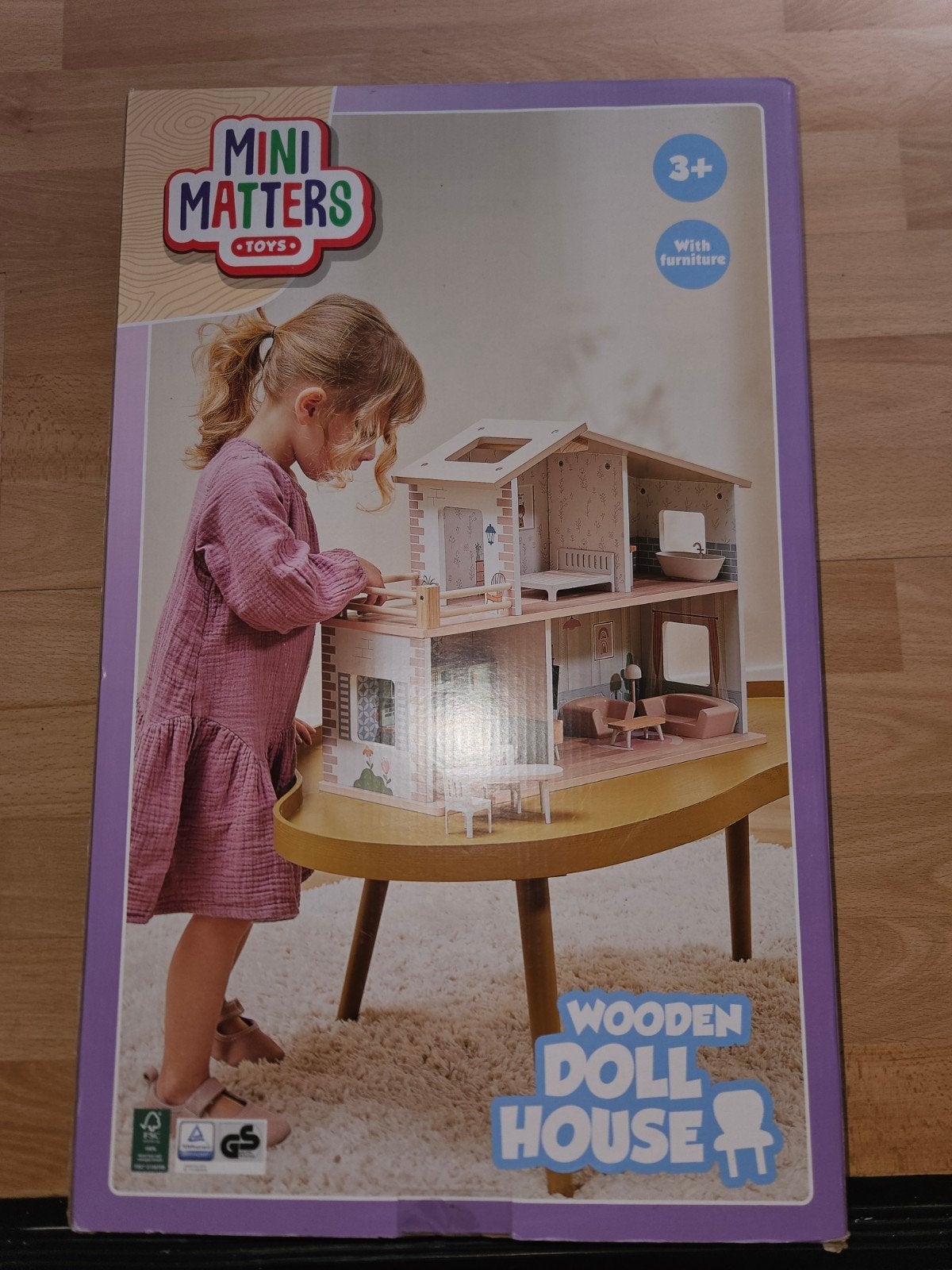 Houten poppenhuis nieuw, Kinderen en Baby's, Speelgoed | Poppenhuizen, Ophalen of Verzenden, Nieuw, Poppenhuis