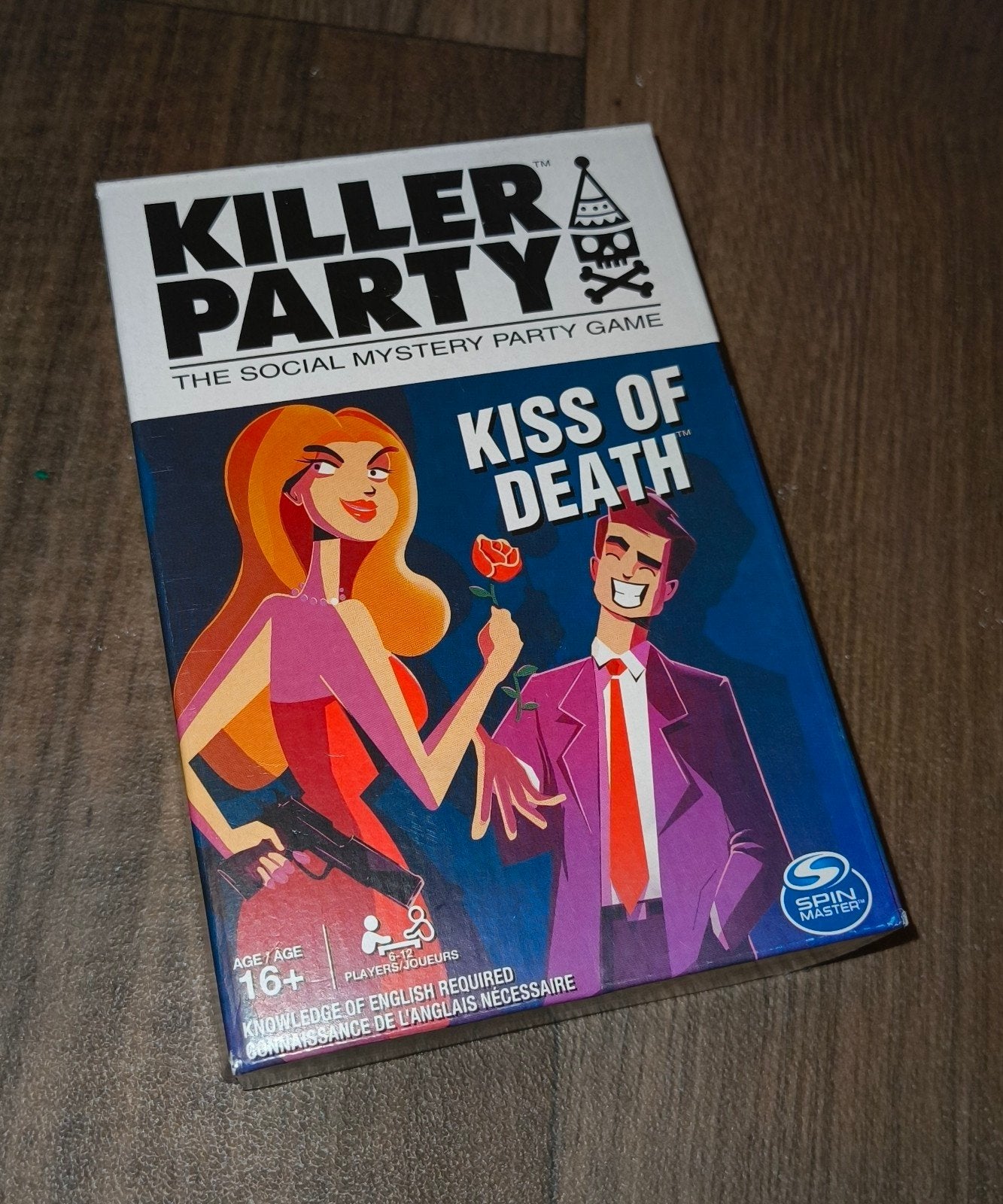 Killer Party: The Social Mystery Party Game (nieuw), Vijf spelers of meer, Ophalen of Verzenden, Zo goed als nieuw, Spin Master