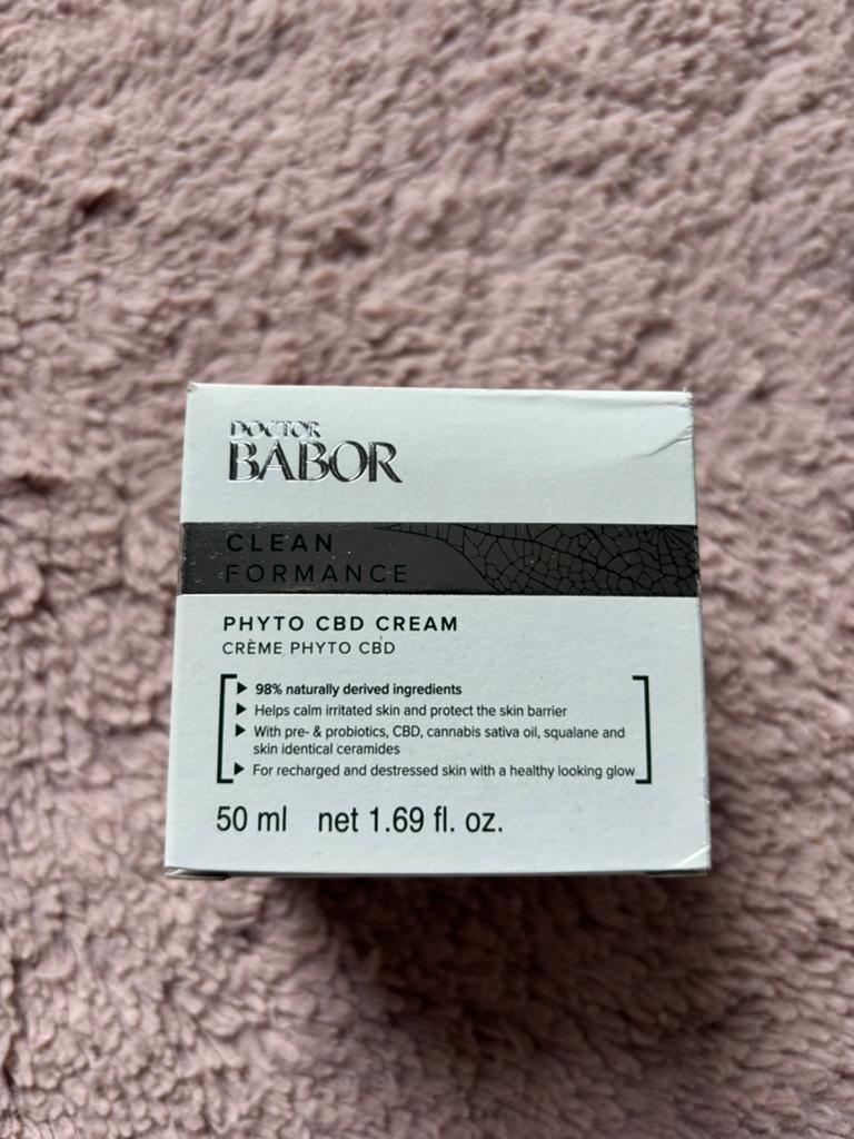 Doctor Babor Cleanformance Phyto CBD Crème 50ml, Ophalen of Verzenden, Nieuw, Gehele gezicht, Verzorging