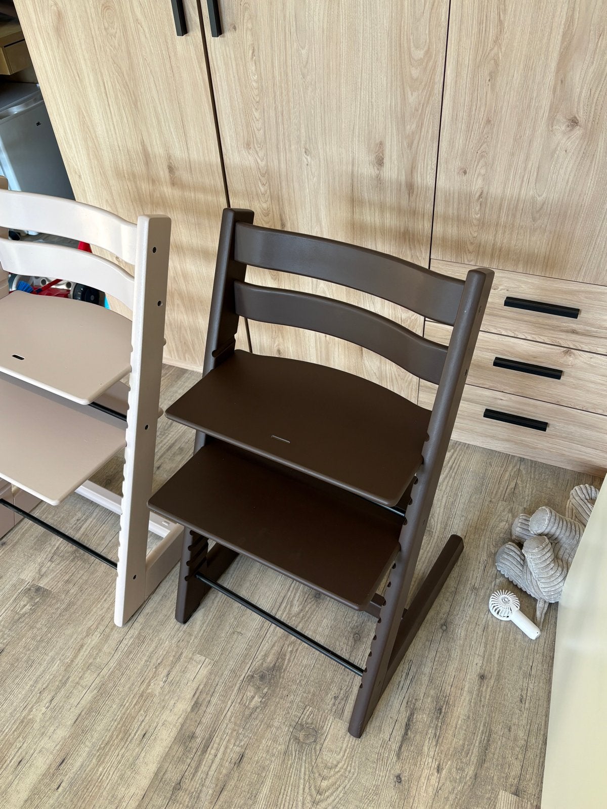 Stokke Tripp Trapp meegroeistoel - bruin, Ophalen, Gebruikt, Meegroeistoel, Aanschuifbaar