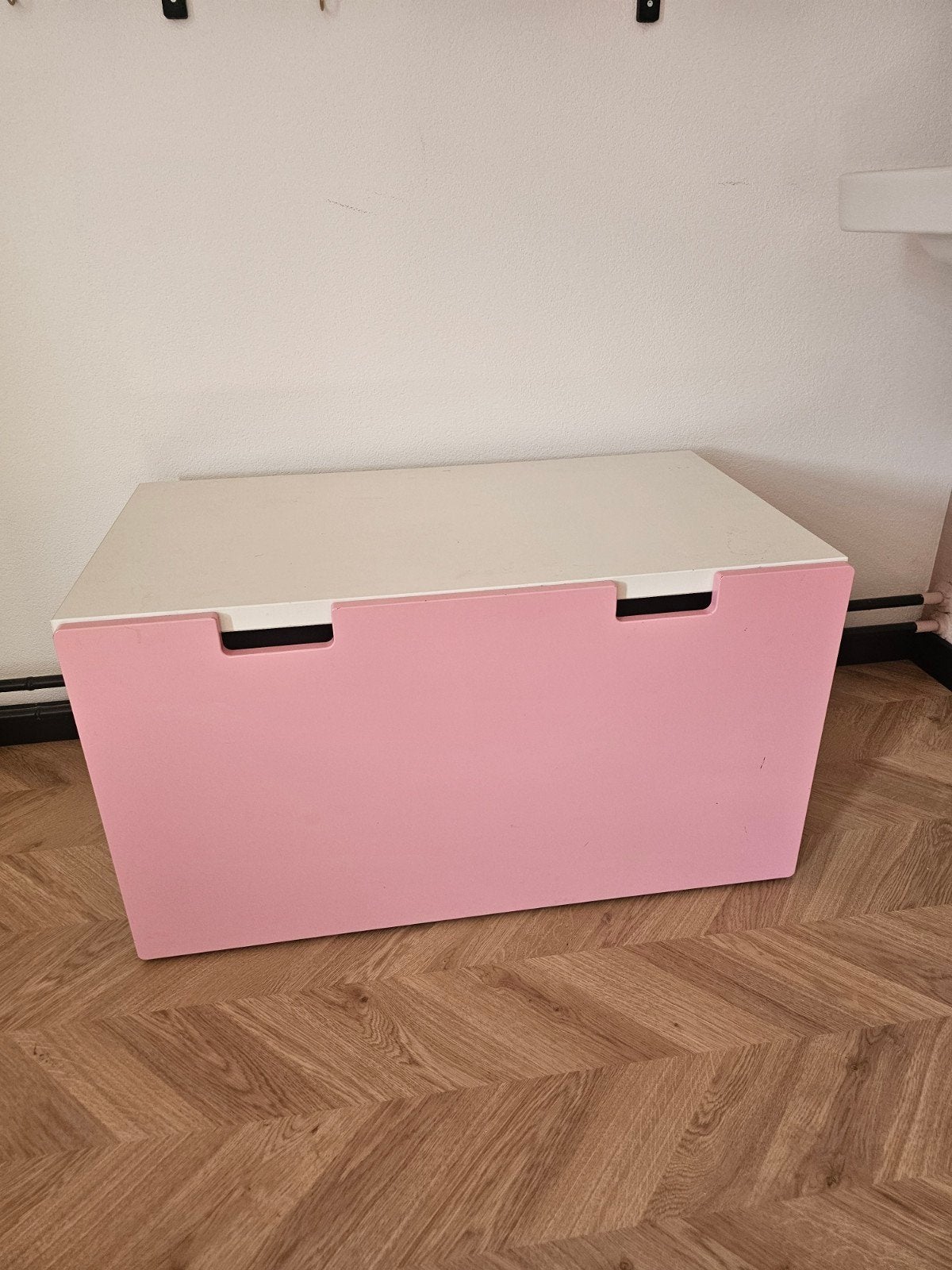 IKEA SMÅSTAD Speelgoedkist - Roze/Wit, Ophalen
