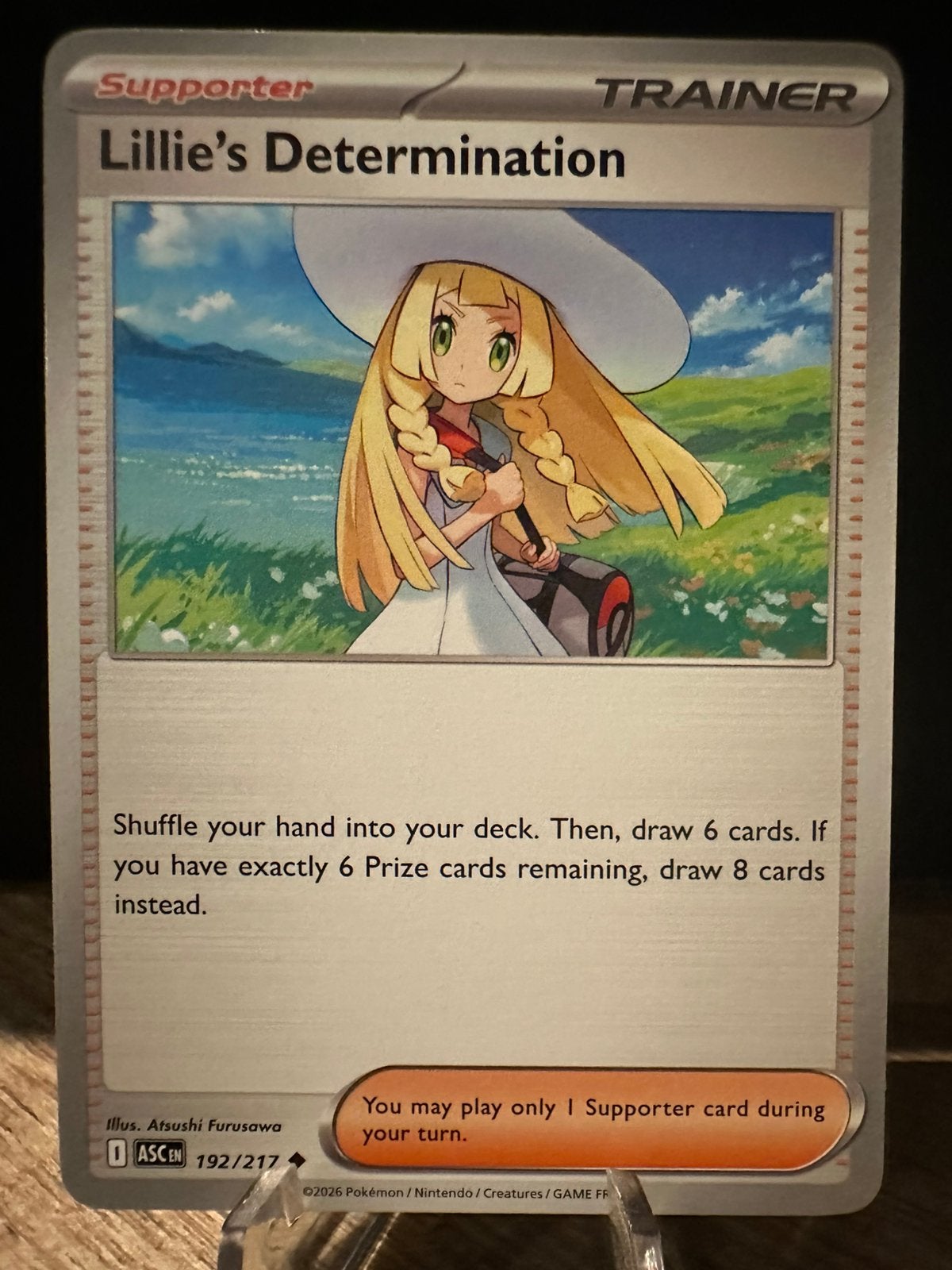 Pokemon ascended heroes lillie’s determination 192/217, Ophalen of Verzenden, Zo goed als nieuw