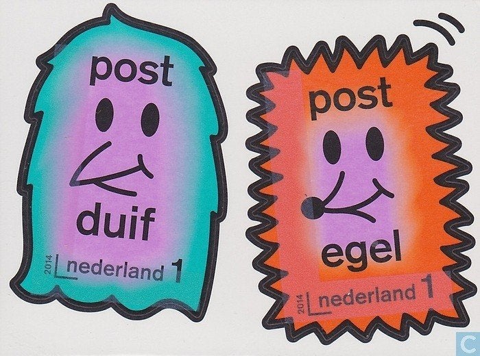 Nederland NVPH nr V3169/70 postfris Jeugdfilatelie 2014, Postzegels en Munten, Postzegels | Nederland, Ophalen of Verzenden, Na 1940