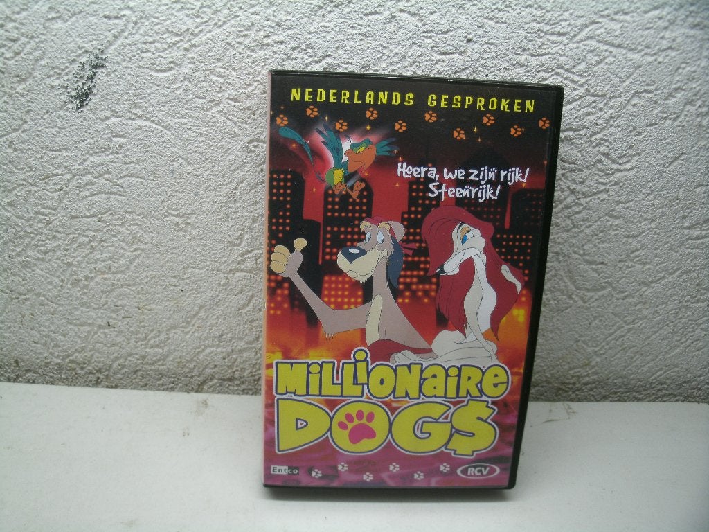 vhs 144amillionaire dogshoerawe zijn rijk, Alle leeftijden, Ophalen of Verzenden, Zo goed als nieuw, Overige typen