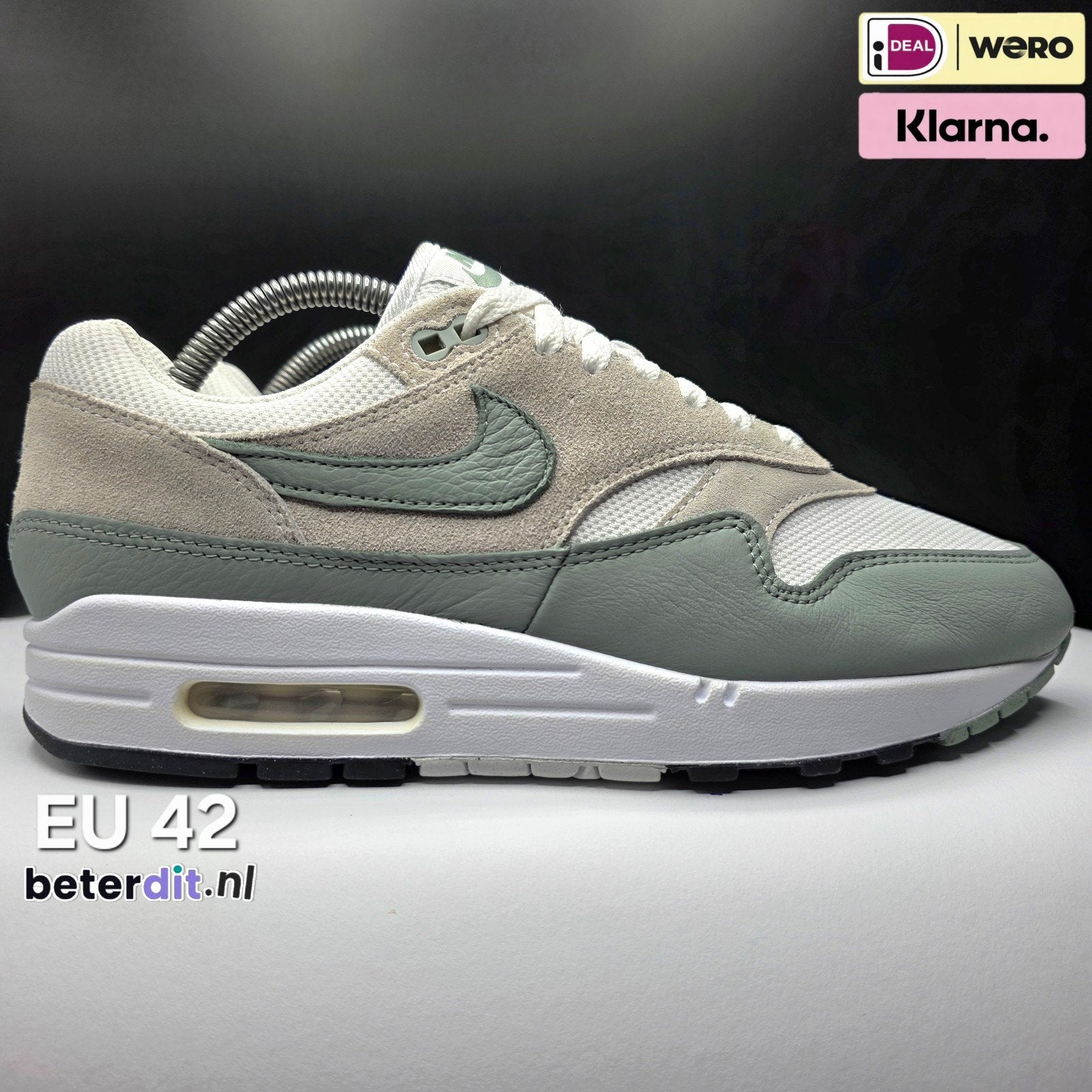 Nike Air Max 1 'White Mica Green'
Maat: 42, Kleding | Heren, Schoenen, Nike air max, Ophalen of Verzenden, Nike, Nike