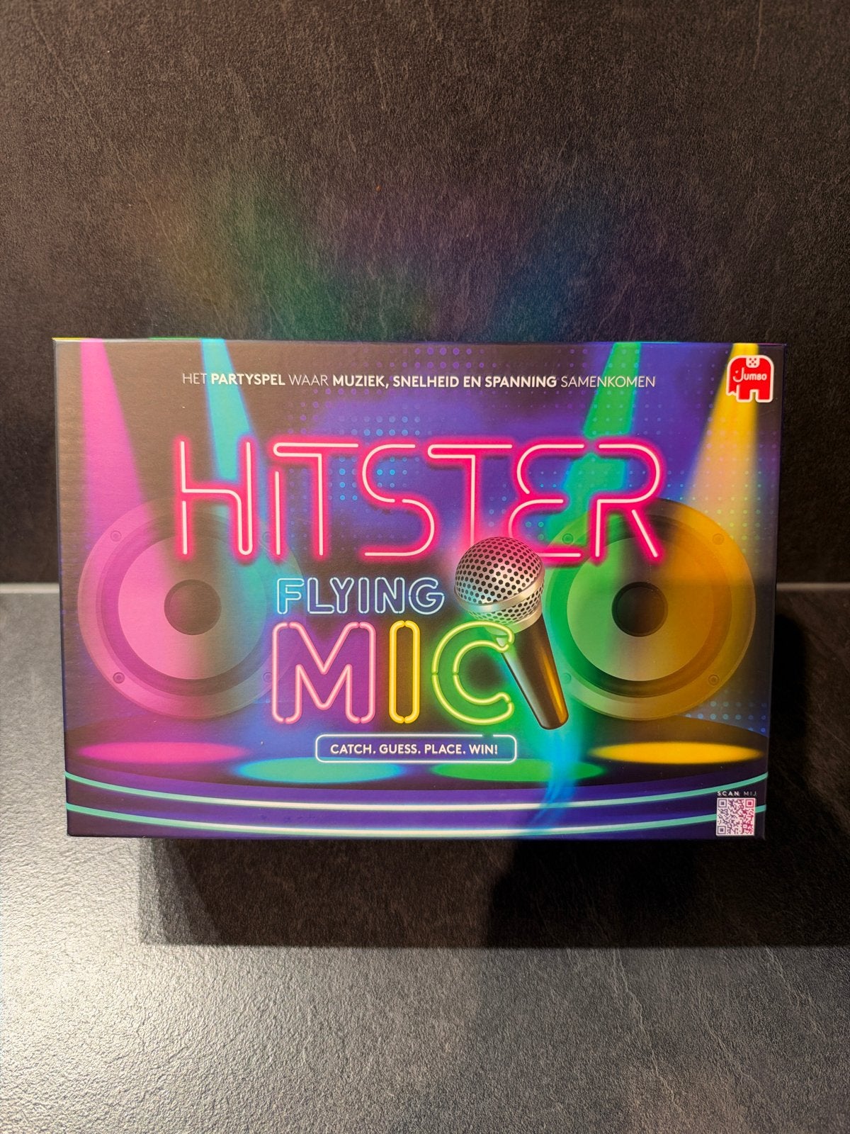 Hitster Flying Mic - Het Partyspel, Een of twee spelers, Ophalen of Verzenden, Zo goed als nieuw