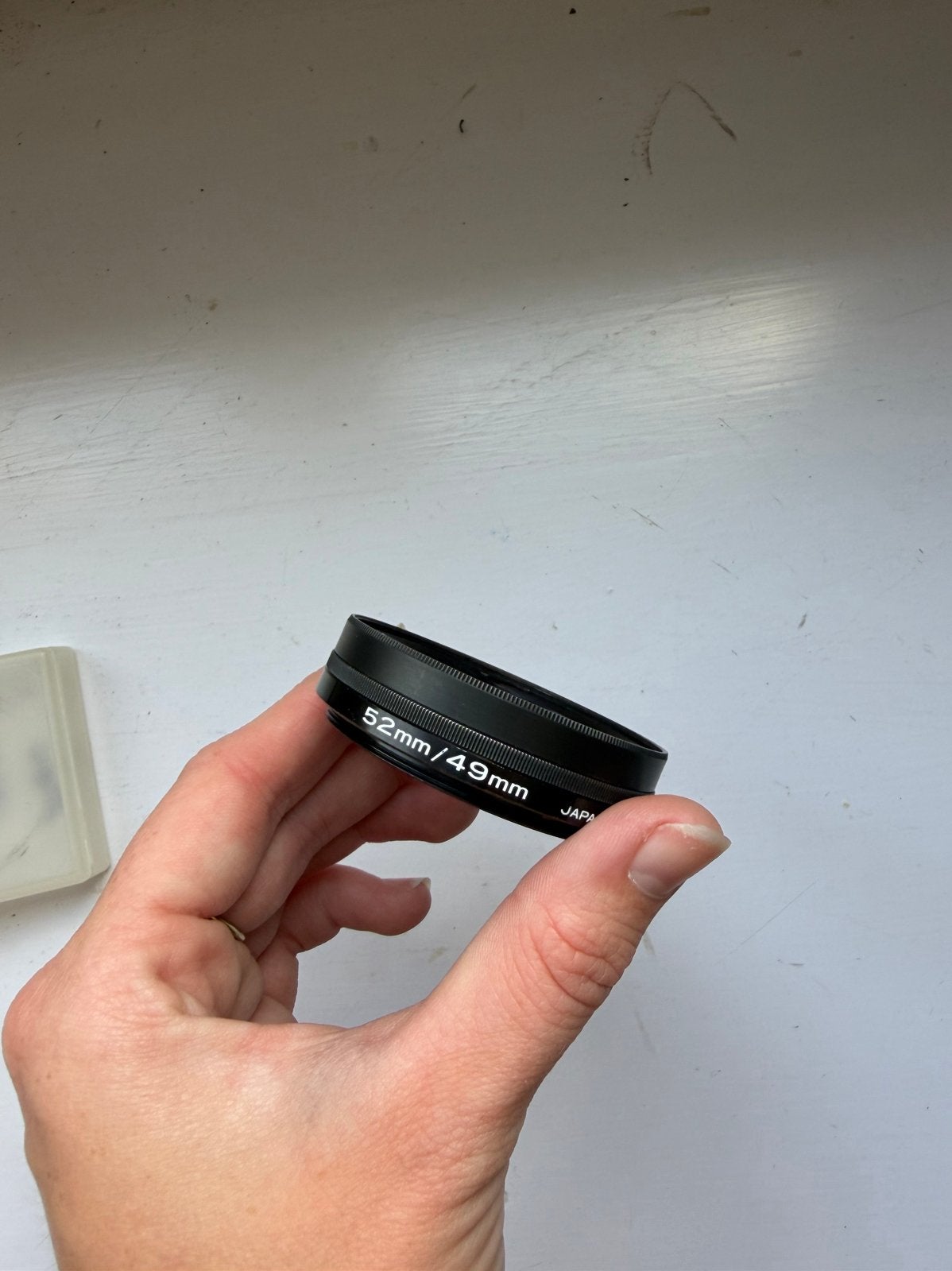 ND-filter 52mm/49mm met adapterring, Overige merken, Gebruikt, 50 tot 60 mm, Met schroefdraad