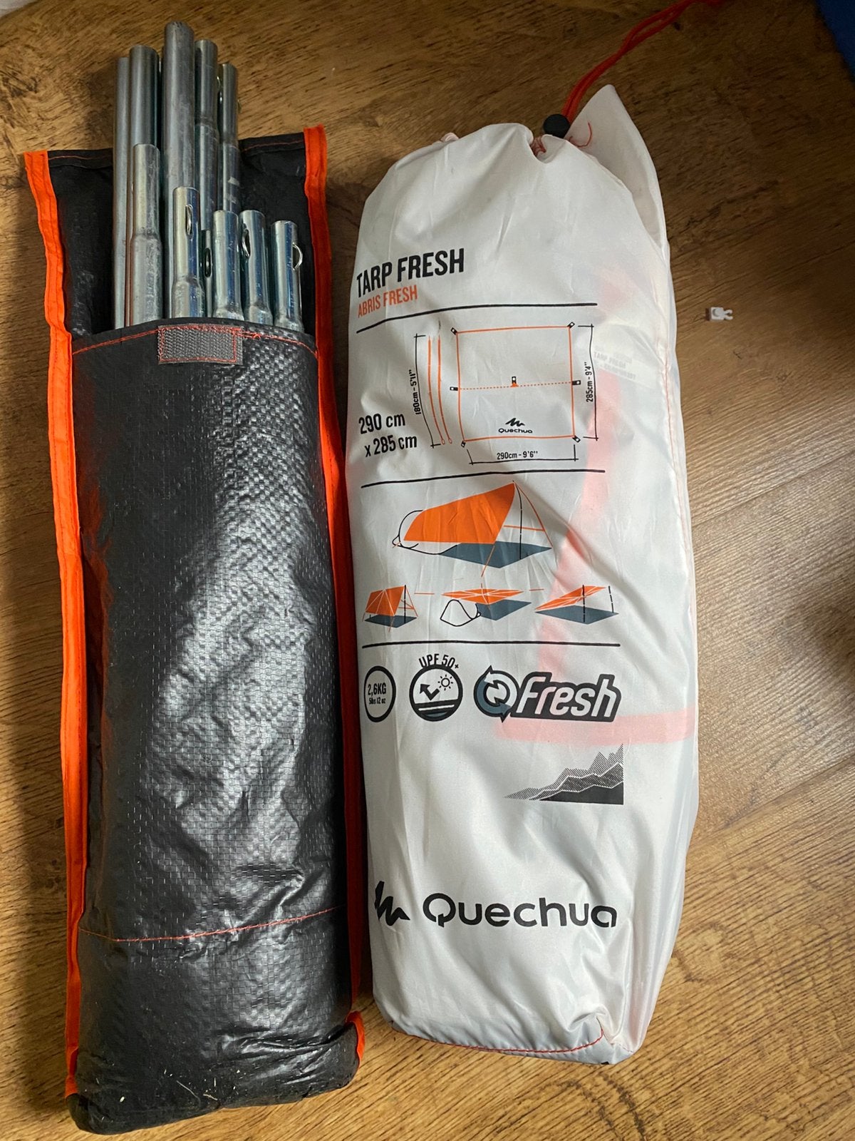 Quechua tarp fresh luifel, Ophalen of Verzenden, Zo goed als nieuw