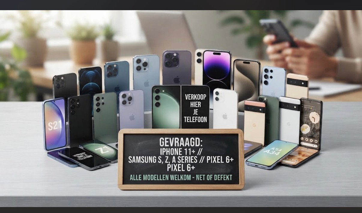 Gevraagd Jouw smartphone! iPhones /Samsung S, Z & A / Pixel, Ophalen of Verzenden