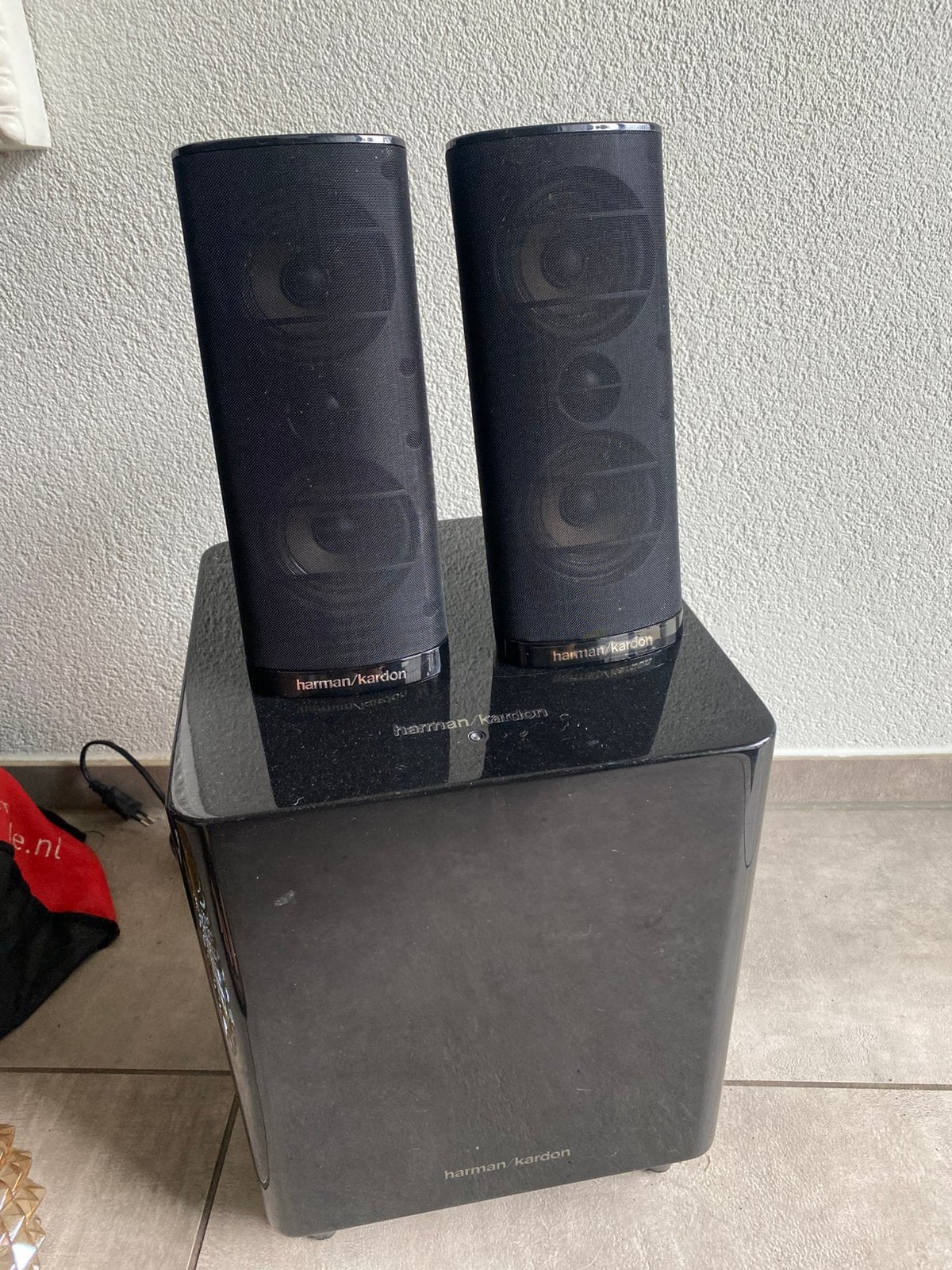 Harman Kardon actieve subwoofer 100 watts, Overige merken, Gebruikt, Subwoofer, Ophalen of Verzenden