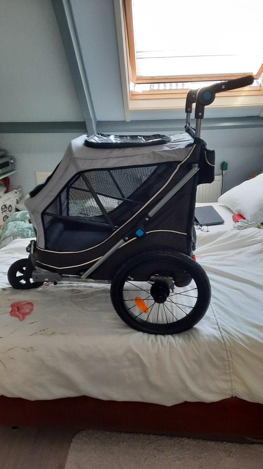 trixi fiets hondenkar. plat inklapbaar. zo goed als nieuw, Dieren en Toebehoren, Honden-accessoires, Trixie, Ophalen, Zo goed als nieuw