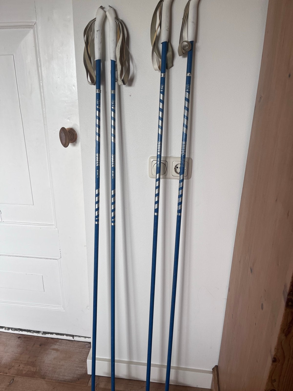 Vintage langlaufstokken, Sport en Fitness, Overige merken, Stokken, Ophalen of Verzenden, Langlaufen