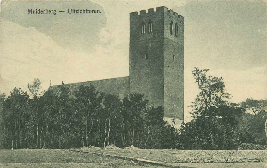 702-020-007 Muiderberg Uitzichttoren, Verzenden, Voor 1920, Noord-Holland