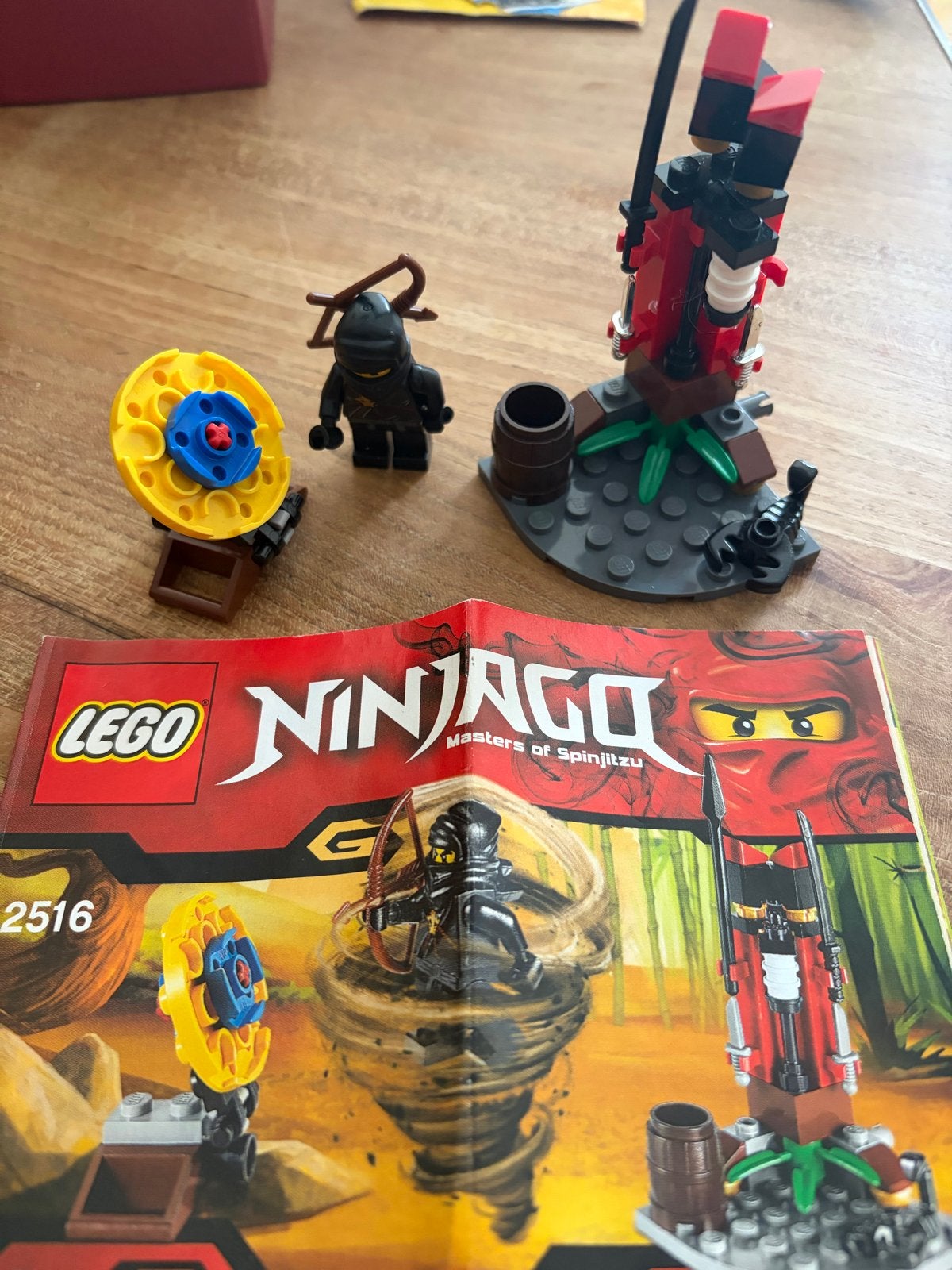 Lego Ninjago 2516 Ninja Training Outpost met minifiguur, Lego, Ophalen of Verzenden, Zo goed als nieuw, Compleet