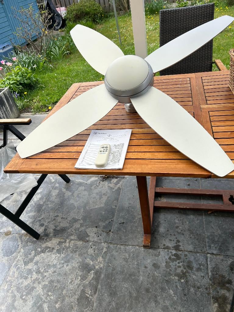Westinghouse plafondventilator, Witgoed en Apparatuur, Ventilatoren, Zo goed als nieuw, Plafondventilator, Ventilator met afstandsbediening