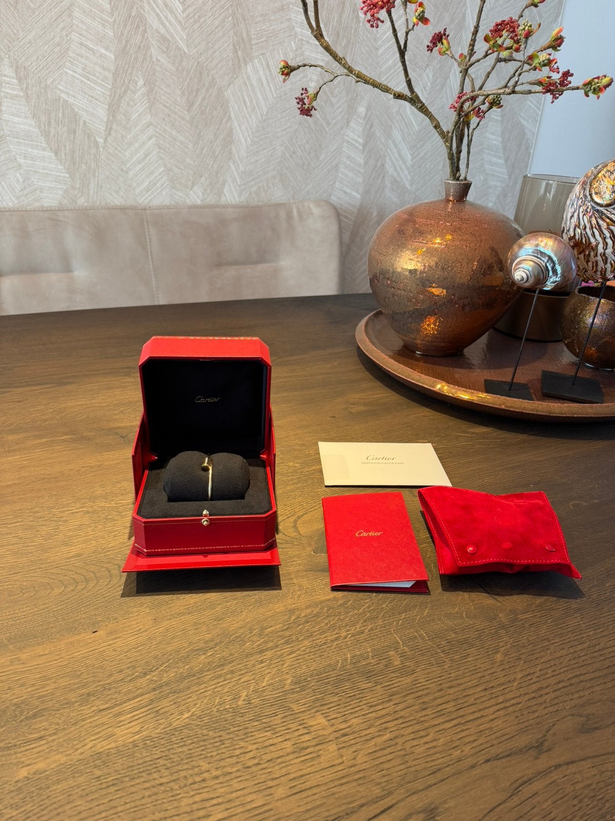 Cartier Juste Un Clou maat 16 geelgoud - vaste prijs 3200, Ophalen, Zo goed als nieuw, Poppenhuis