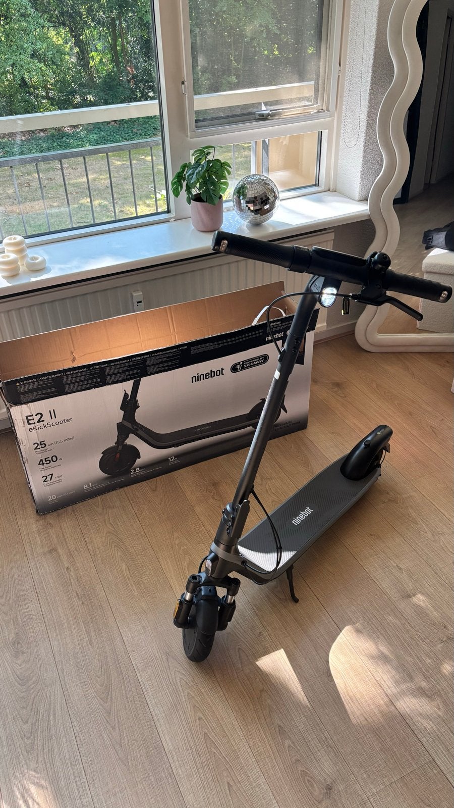 Ninebot Segway E2 II E-Kickscooter, Fietsen en Brommers, Steps, Ophalen, Nieuw, Elektrische step (E-scooter)
