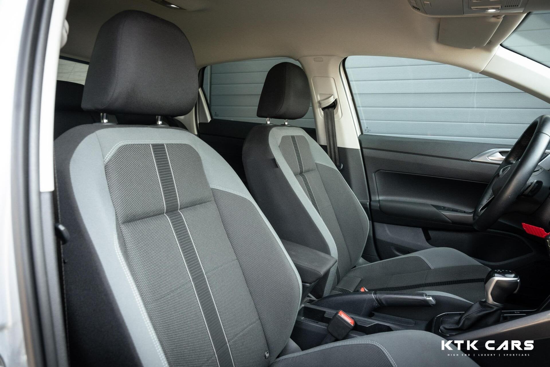 Volkswagen Polo 1.0 TSI|Virtual|Camera|Line|ACC|Blindspot|Sf, Auto's, Gebruikt, Zwart, Bedrijf, 600 kg