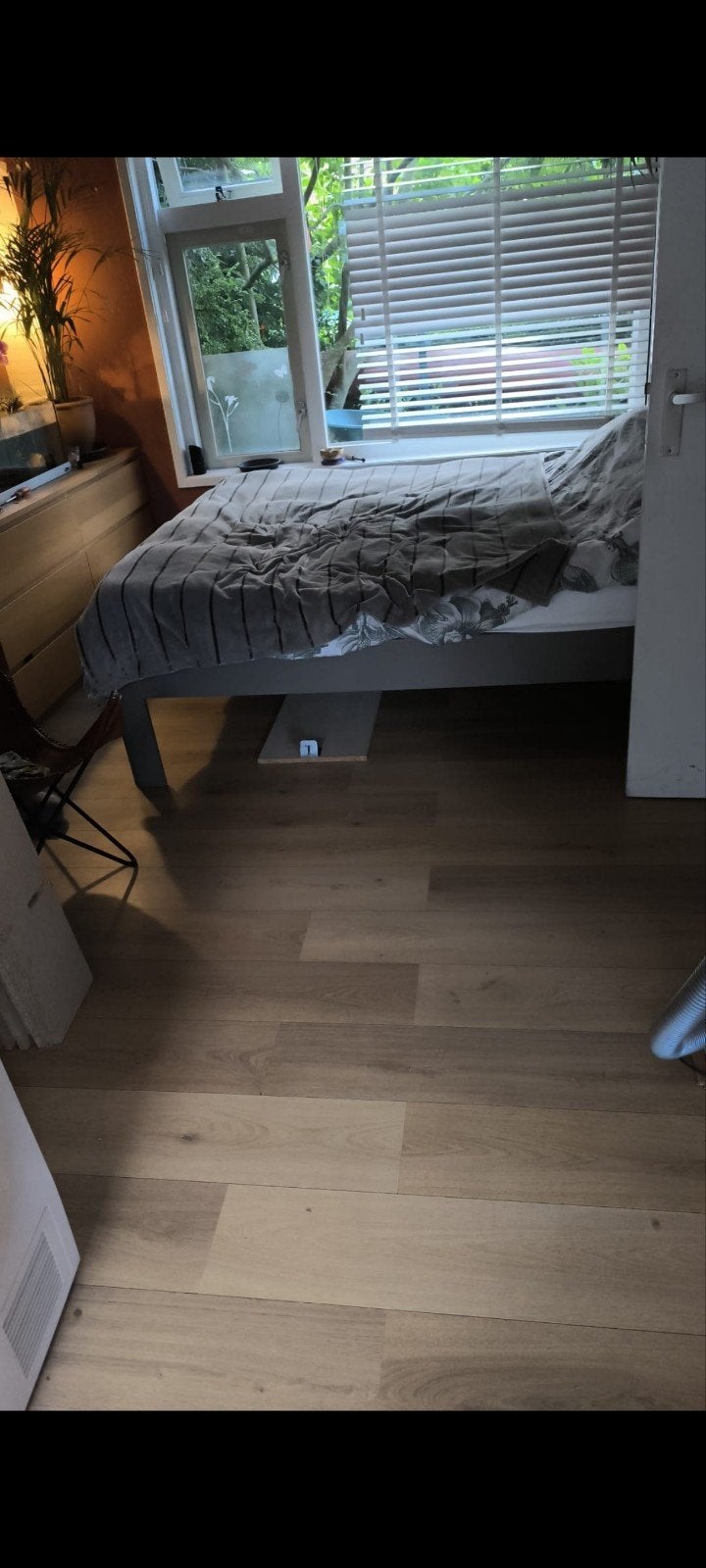 Auping Auronde 1500 bed, Ophalen, Tweepersoons, Zo goed als nieuw, 200 cm