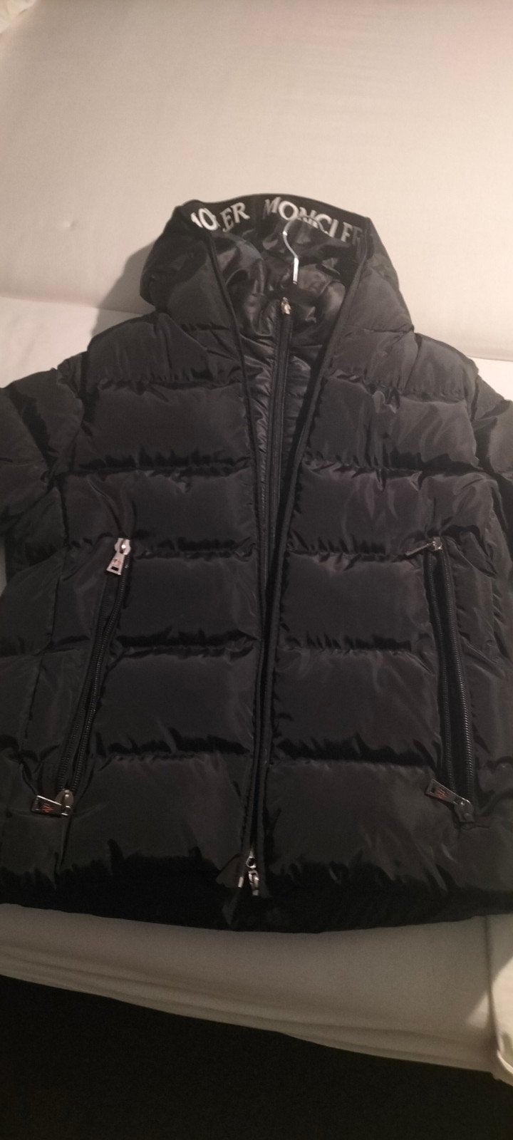 Moncler jas, Moncler, Verzenden, Zwart, Maat 56/58 (XL)